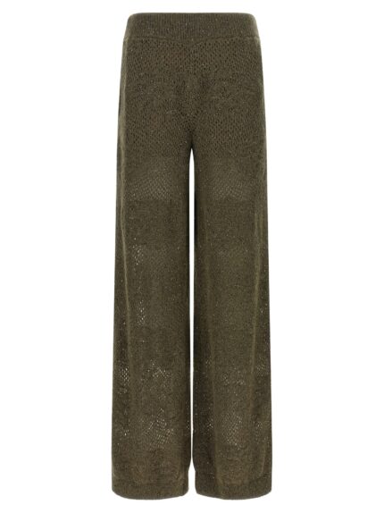 Brunello Cucinelli 'Track Flower Lace' Pants