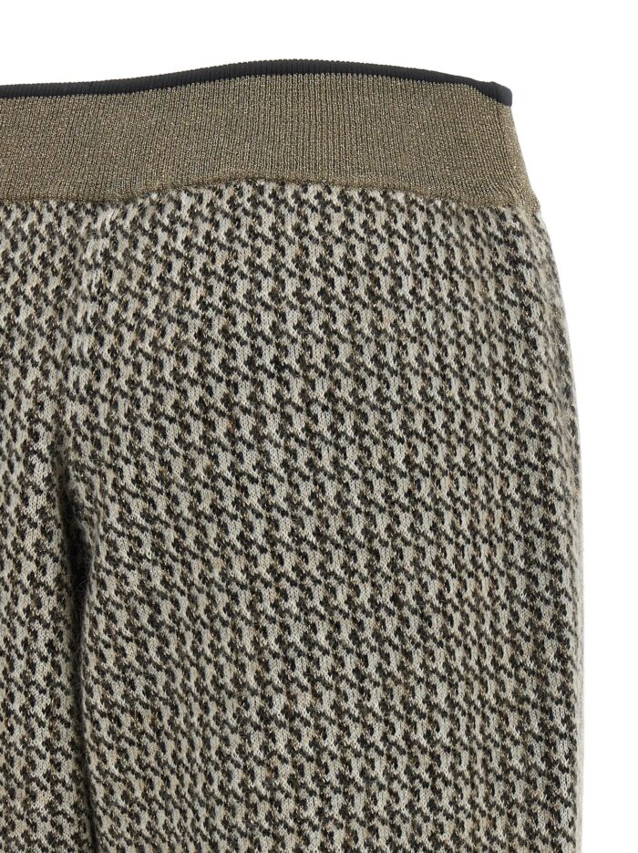 Brunello Cucinelli 'Track' Houndstooth Pants