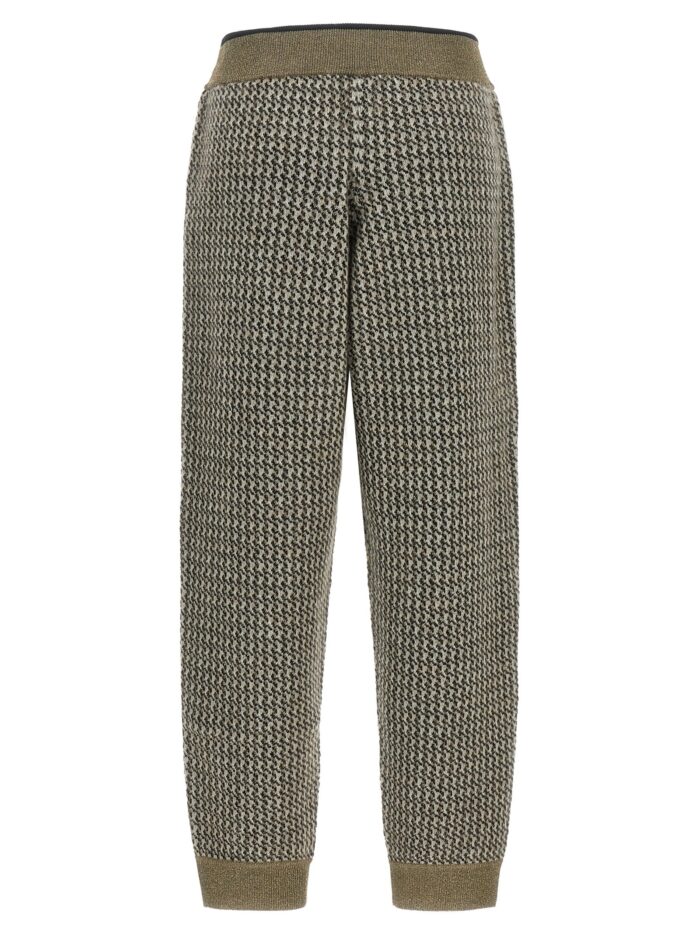 Brunello Cucinelli 'Track' Houndstooth Pants