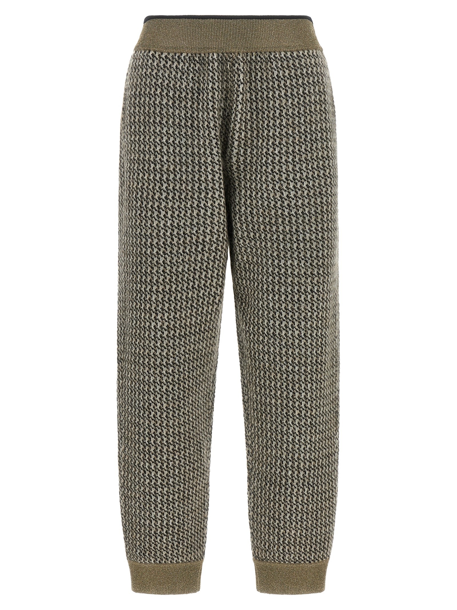 Brunello Cucinelli 'Track' Houndstooth Pants