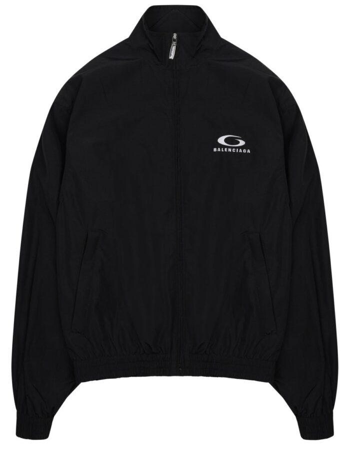 balenciaga track jacket with logo Balenciaga TRACK JACKET WITH LOGO
