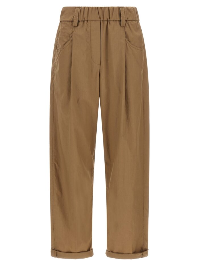 Brunello Cucinelli 'Track' Poplin Pants