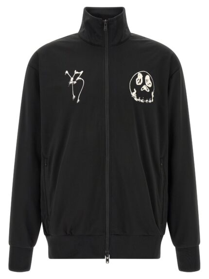 Y-3 'Track Top GFX NYLN ' Printed Zip Sweatshirt