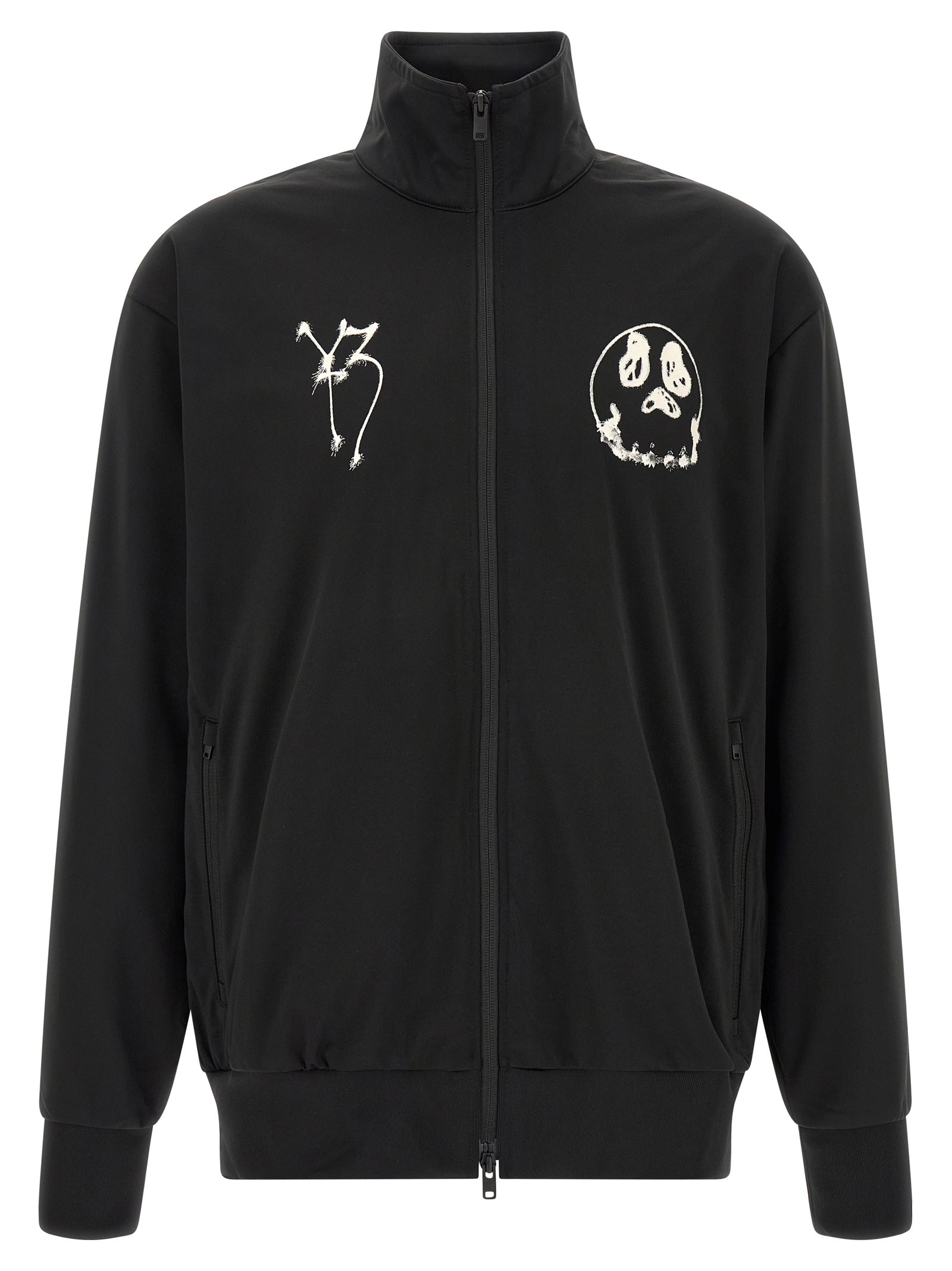 Y-3 'Track Top GFX NYLN ' Printed Zip Sweatshirt
