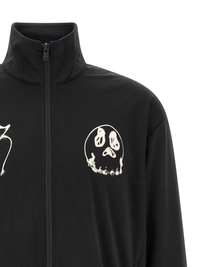 Y-3 'Track Top GFX NYLN ' Printed Zip Sweatshirt