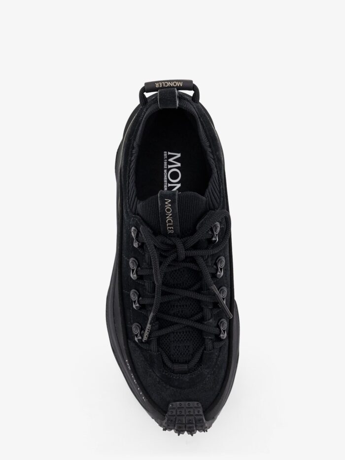 Moncler Trailgrip Lite3 Nubuck And Suede Sneakers With Side Lettering Logo