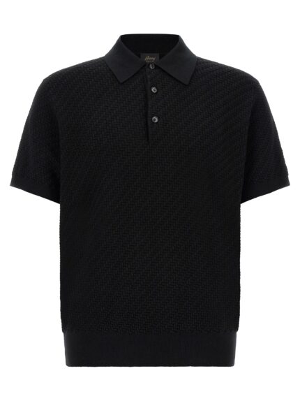 BRIONI 'Trama' Weaving Polo
