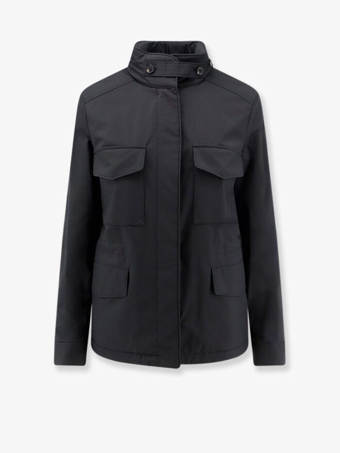 loro piana traveler windmate® storm system® fabric jacket LORO PIANA Traveler Windmate® Storm System® Fabric Jacket