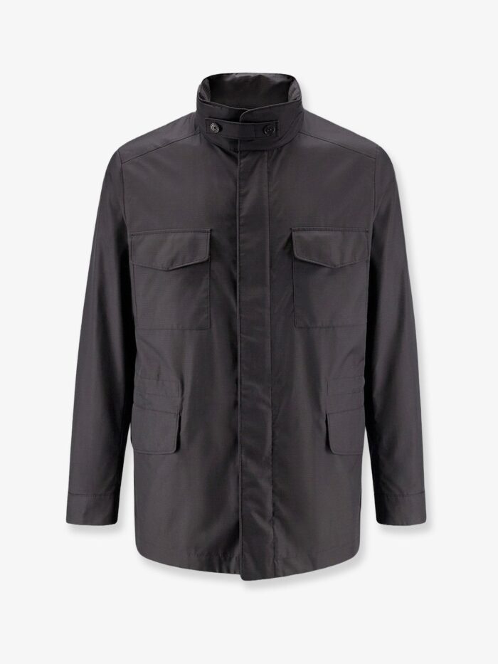 LORO PIANA Traveller Field Jacket With Pied-de-poule Pattern