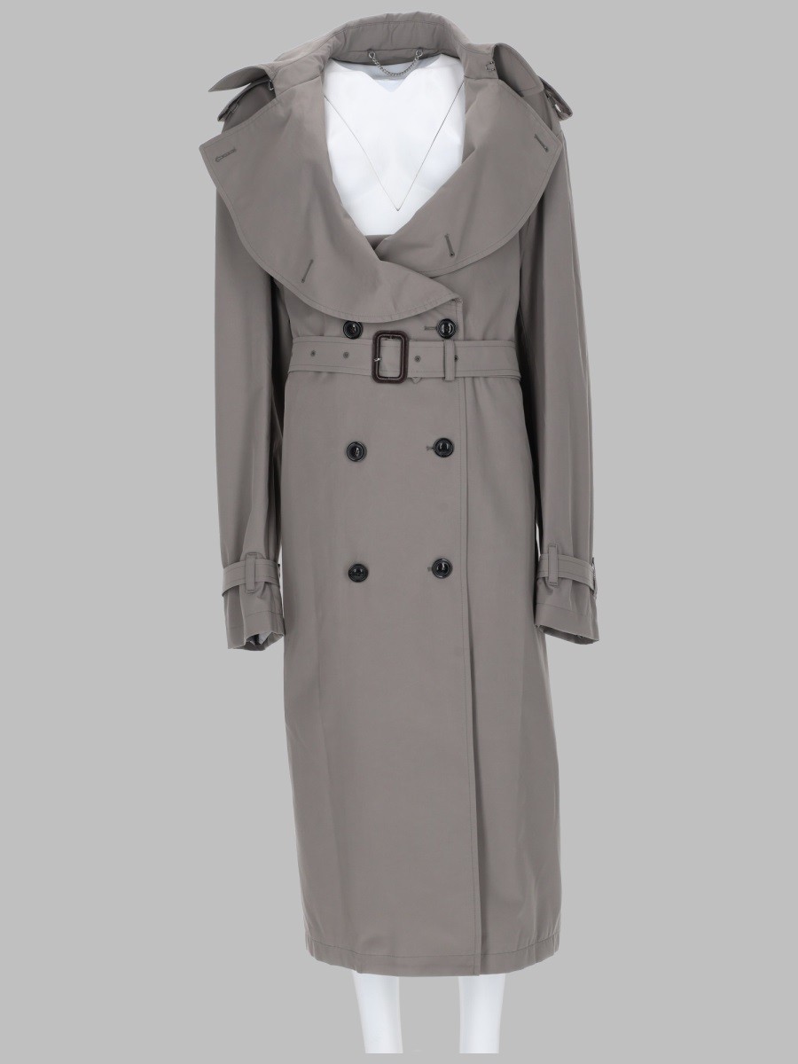 Maison Margiela TRENCH CON COLLETTO RIPIEGATO