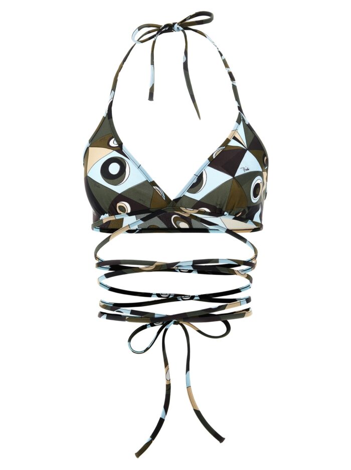 emilio pucci triangle bikini top EMILIO PUCCI Triangle Bikini Top