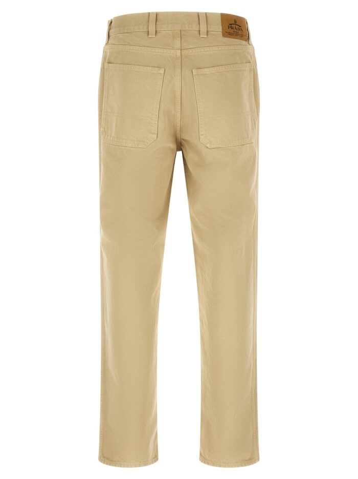 PRADA Triangle Logo Jeans