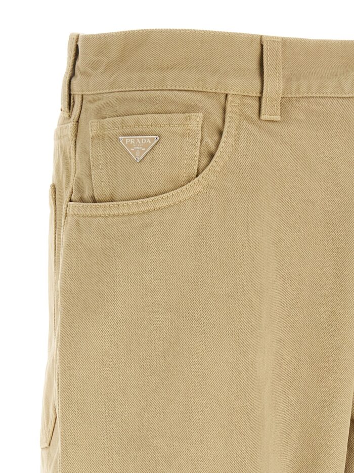 PRADA Triangle Logo Jeans