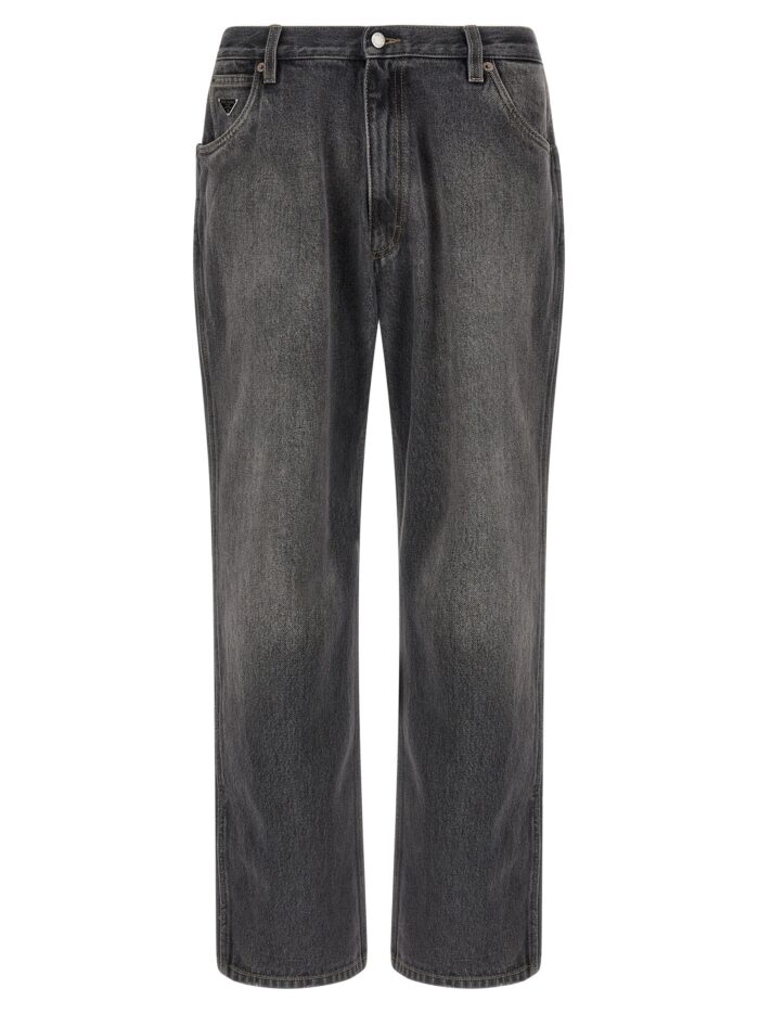 PRADA Triangle Logo Jeans