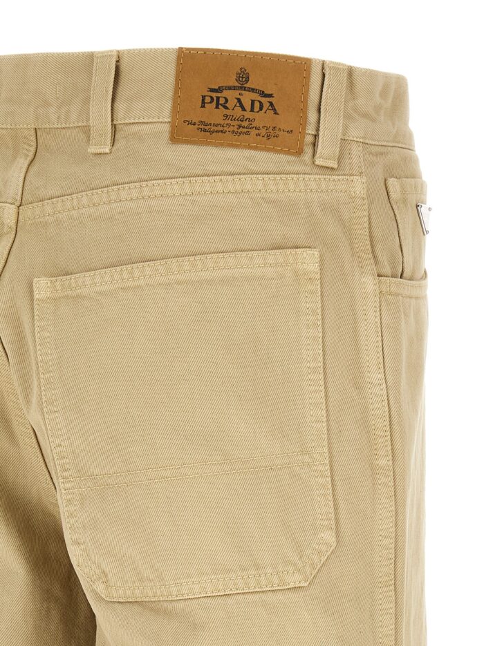 PRADA Triangle Logo Jeans
