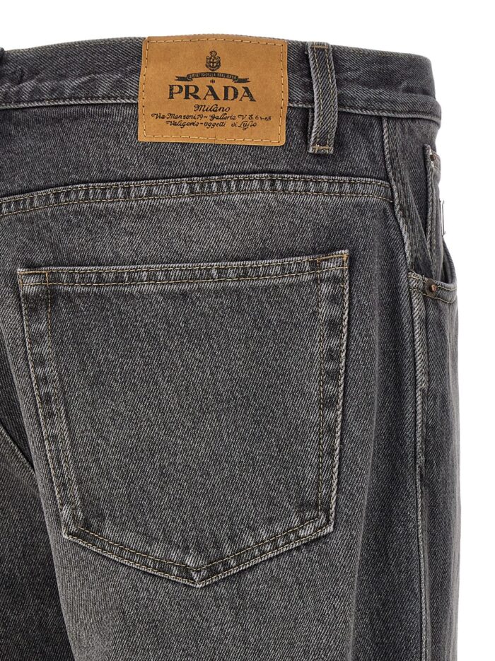 PRADA Triangle Logo Jeans