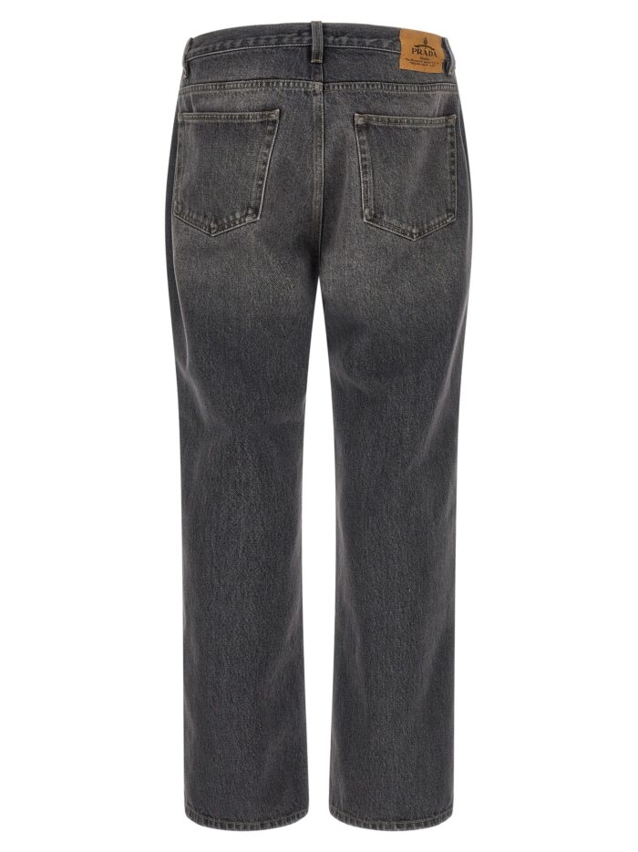 PRADA Triangle Logo Jeans