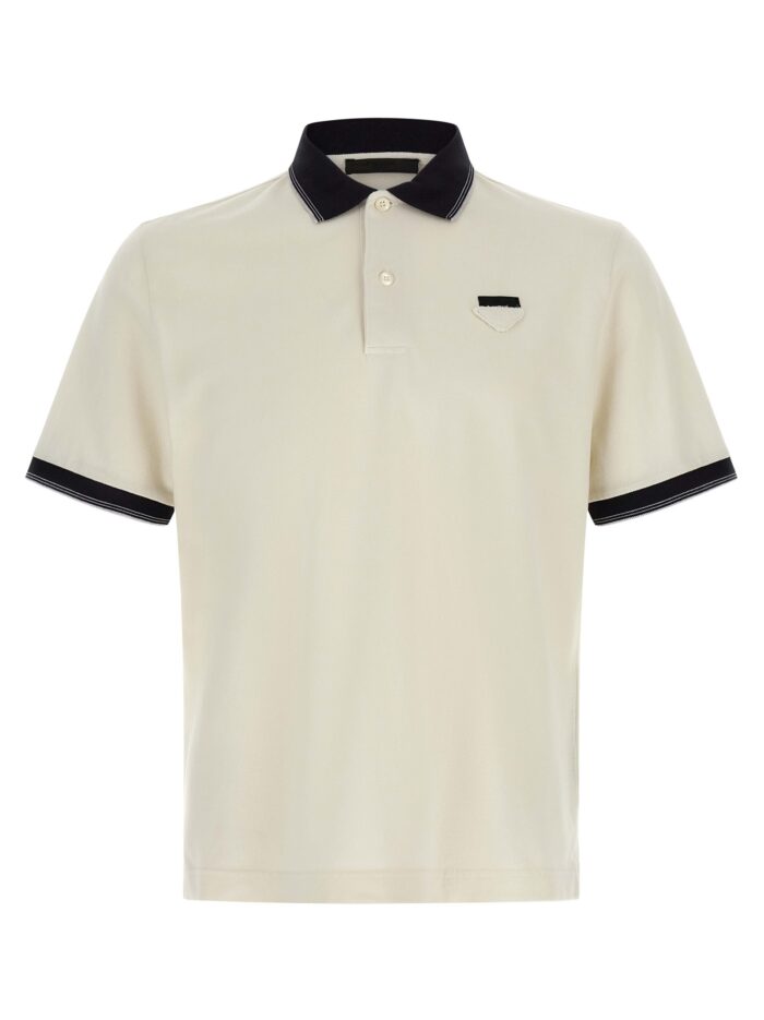 prada triangle logo polo shirt PRADA Triangle Logo Polo Shirt