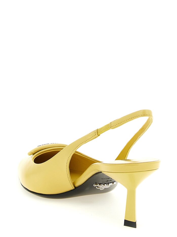 PRADA Triangle Logo Slingback