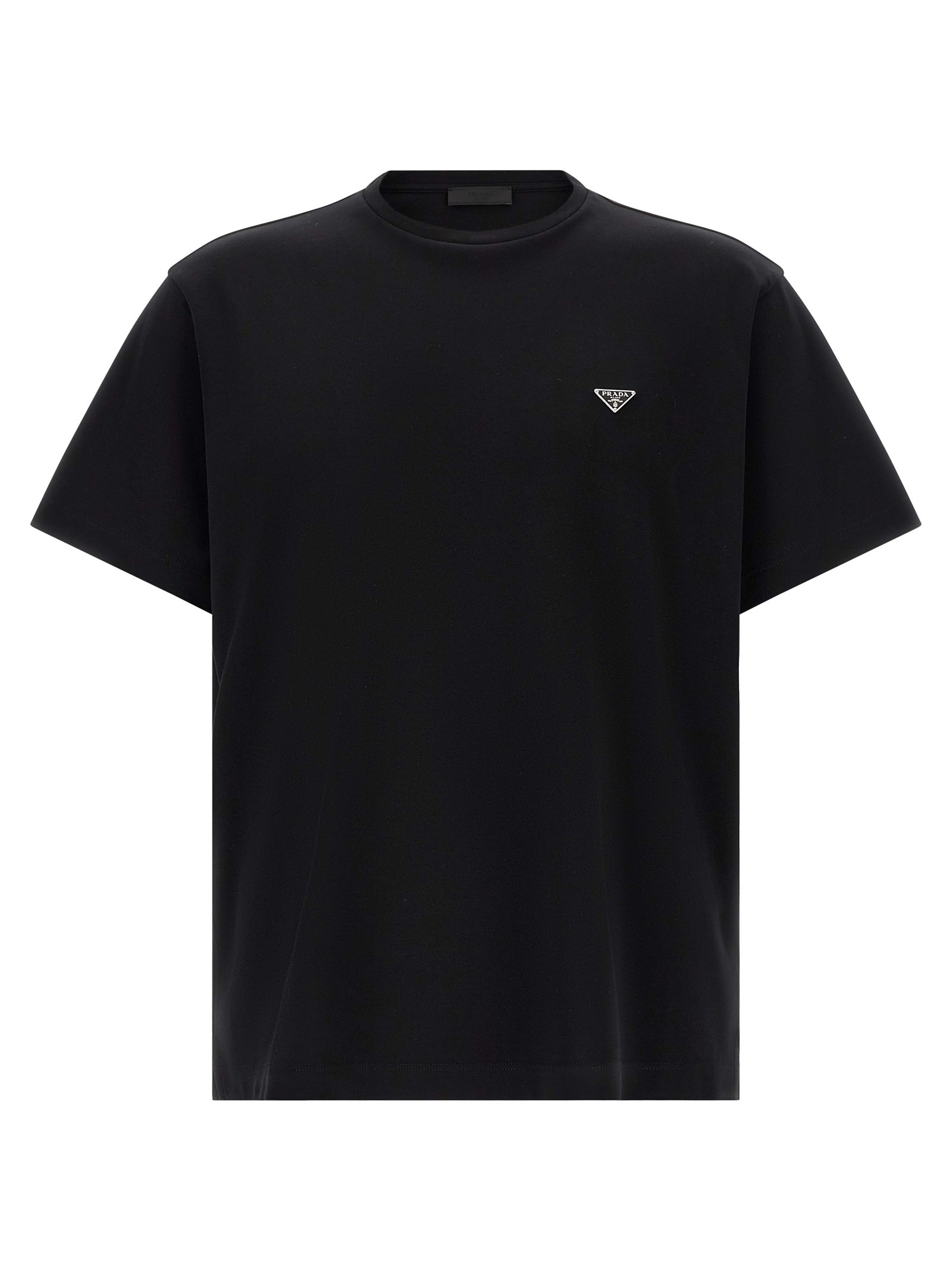 PRADA Triangle Logo T-shirt