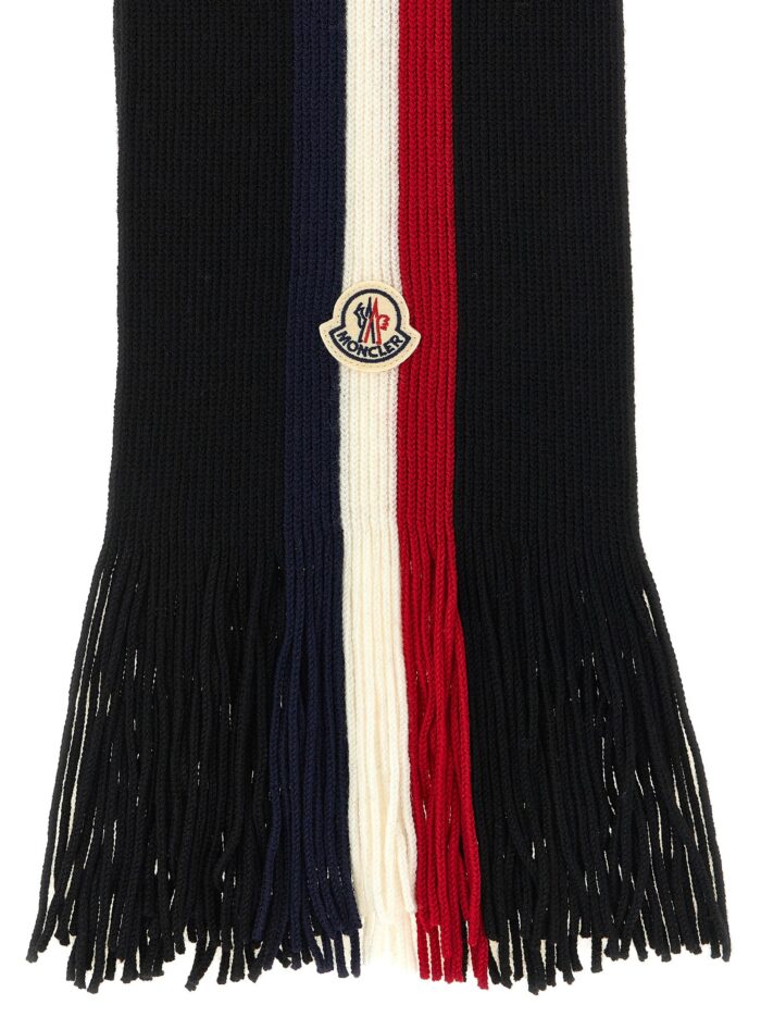 Moncler Tricolor Wool Scarf