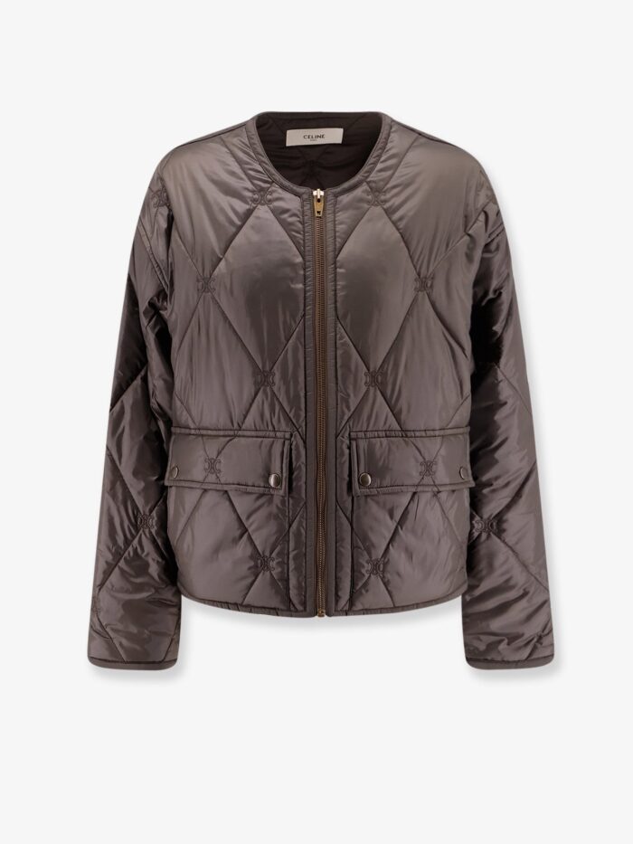 celine triomphe quilted jacket Celine Triomphe Quilted Jacket
