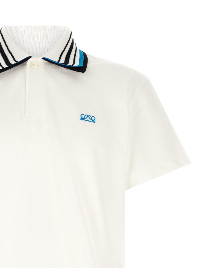 LOEWE Triple Layer Collar Polo Shirt