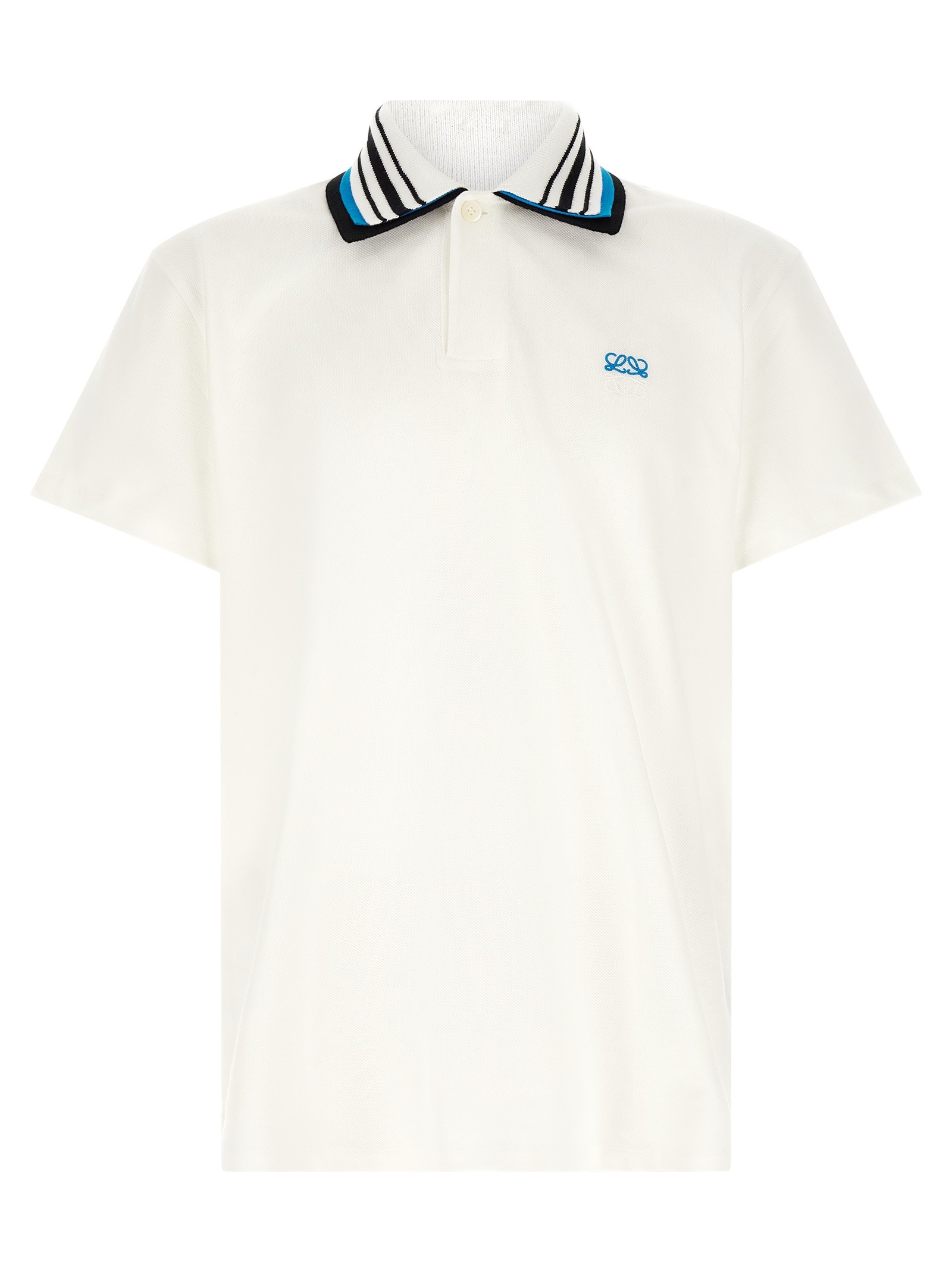 LOEWE Triple Layer Collar Polo Shirt