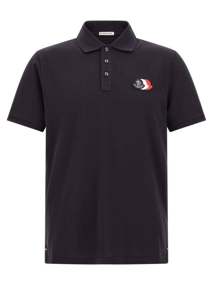 moncler triple logo polo shirt Moncler Triple Logo Polo Shirt