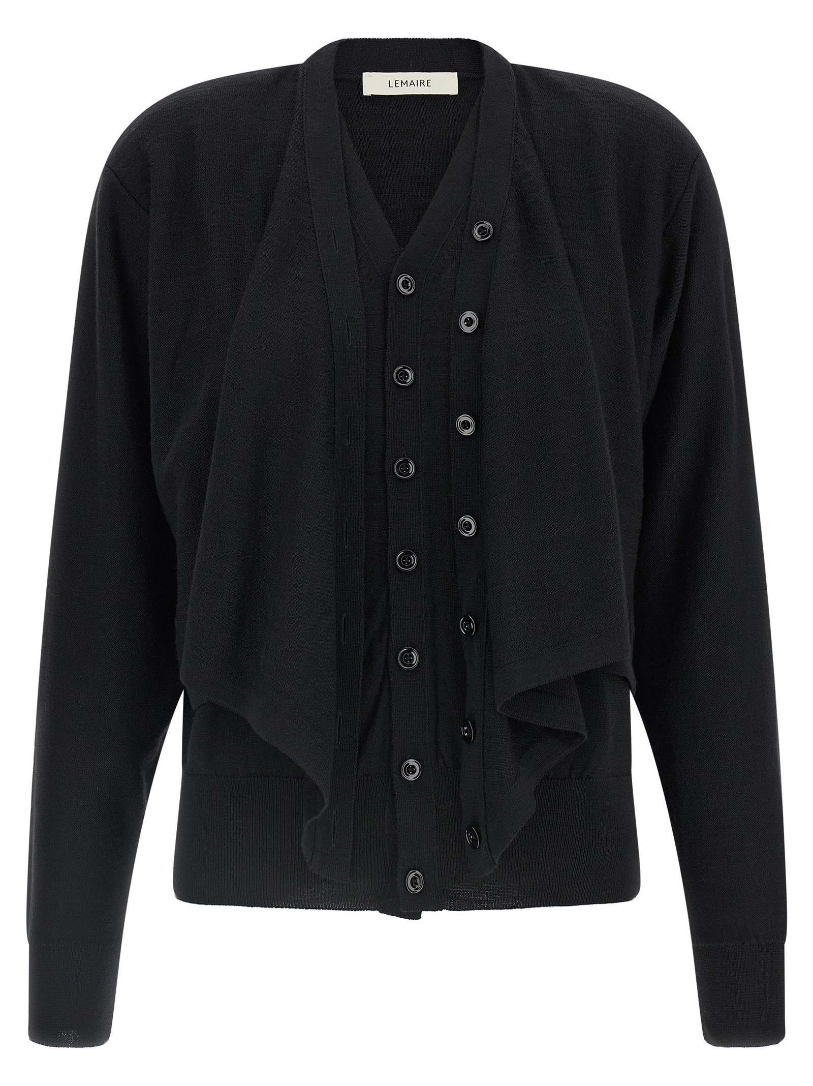 LEMAIRE Trompe L'Oeil Construction Cardigan