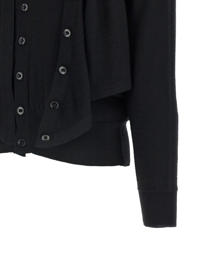 LEMAIRE Trompe L'Oeil Construction Cardigan