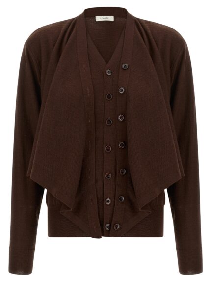 LEMAIRE 'Trompe L'Oeil' Effect Cardigan