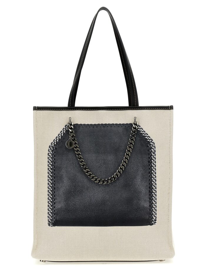 stella mccartney 'trompe l'oeil print on' shopping bag Stella Mccartney 'Trompe L'Oeil Print On' Shopping Bag