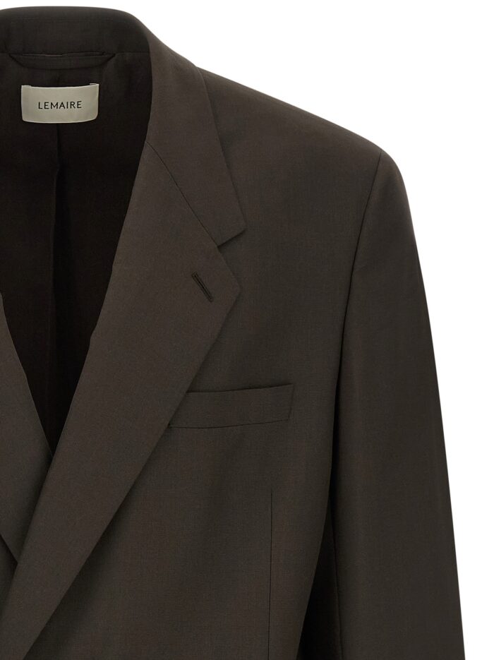 LEMAIRE Tropical Wool Double-breasted Blazer
