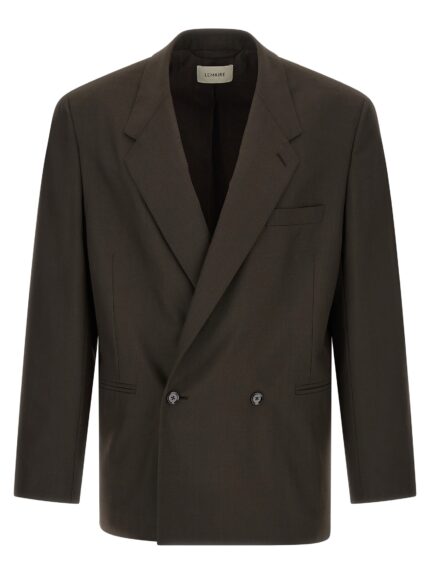 LEMAIRE Tropical Wool Double-breasted Blazer