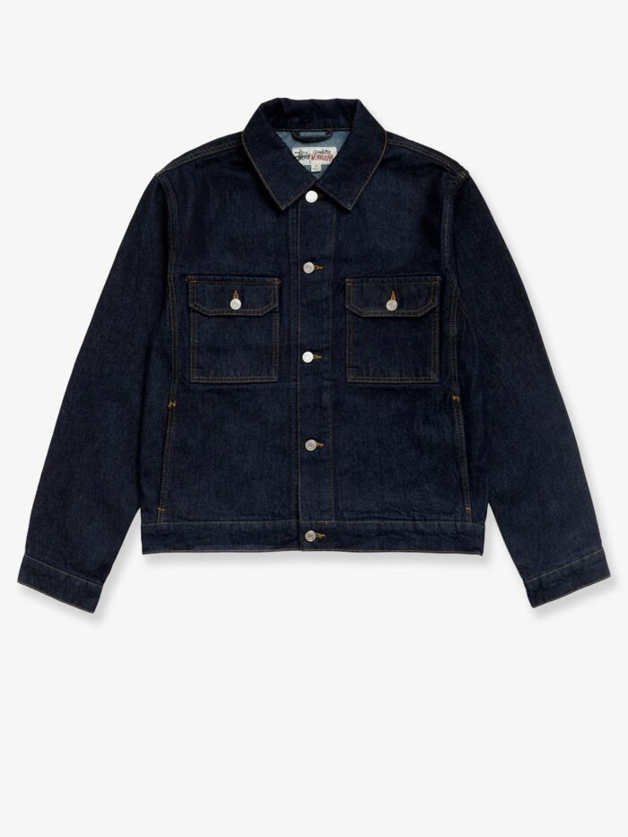 STUSSY Trucker Denim Cotton Jacket