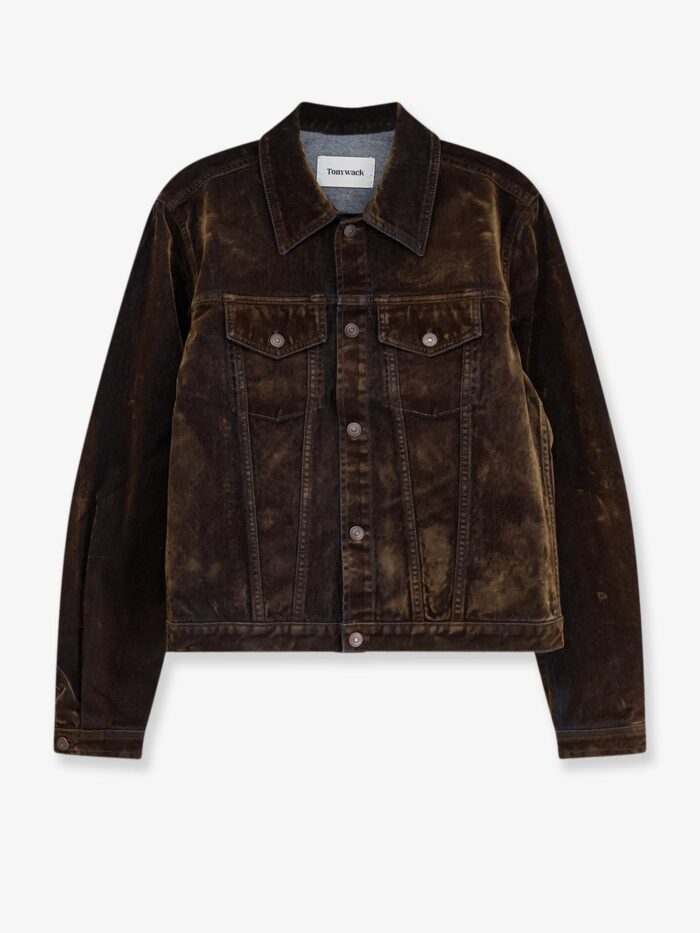 TONYWACK Trucker Flocked Denim Jacket