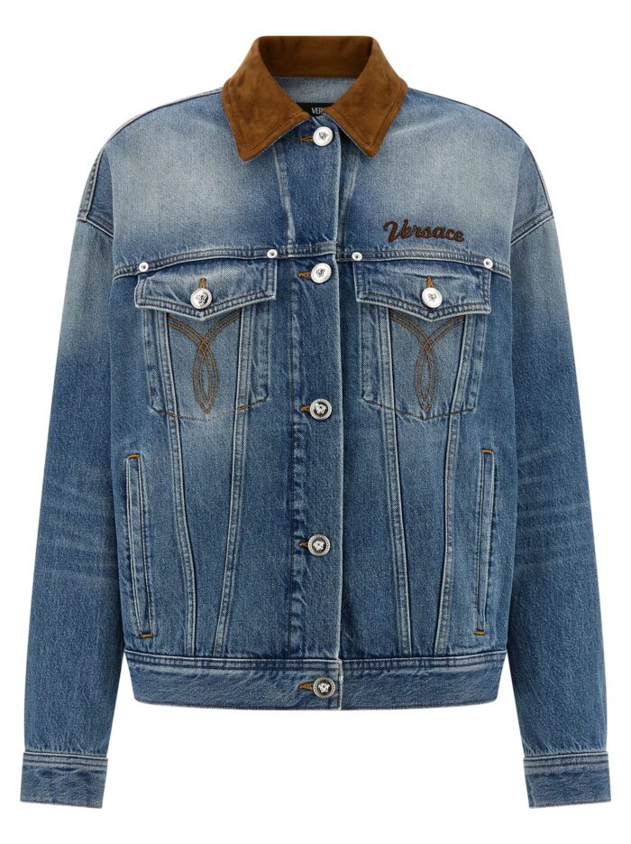 versace 'trucker' jacket Versace 'Trucker' Jacket