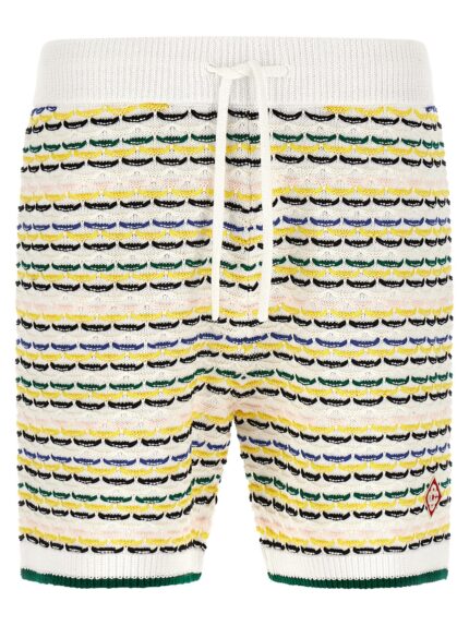 CASABLANCA 'Tuck Stitch' Bermuda Shorts