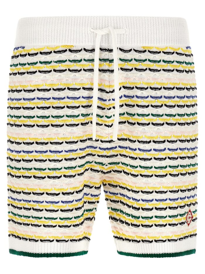 casablanca 'tuck stitch' bermuda shorts CASABLANCA 'Tuck Stitch' Bermuda Shorts