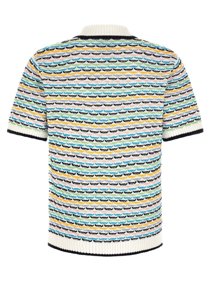 CASABLANCA 'Tuck Stitch' Polo Shirt