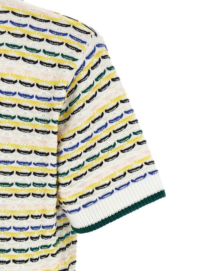 CASABLANCA 'Tuck Stitch Short Sleeve' Shirt
