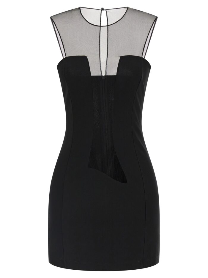 nensi dojaka tulle insert dress NENSI DOJAKA Tulle Insert Dress