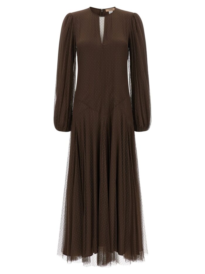 twin set tulle plumetis dress TWIN SET Tulle Plumetis Dress