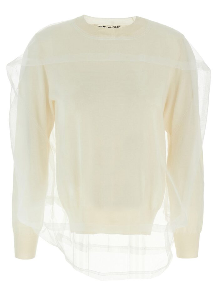 comme des garÇons tulle sweater COMME DES GARÇONS Tulle Sweater