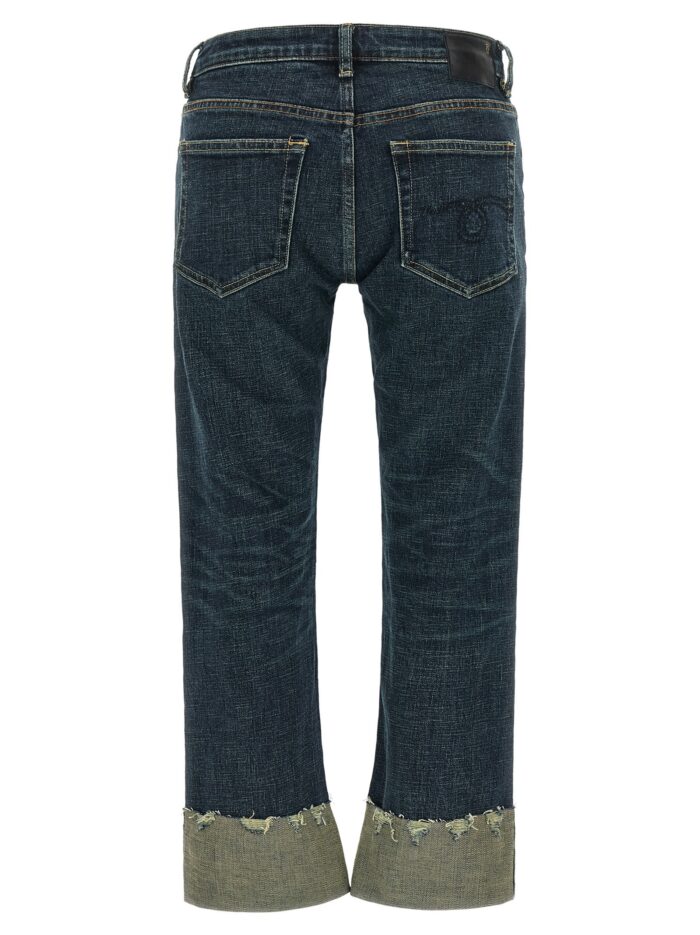 R13 Turn Up Jeans