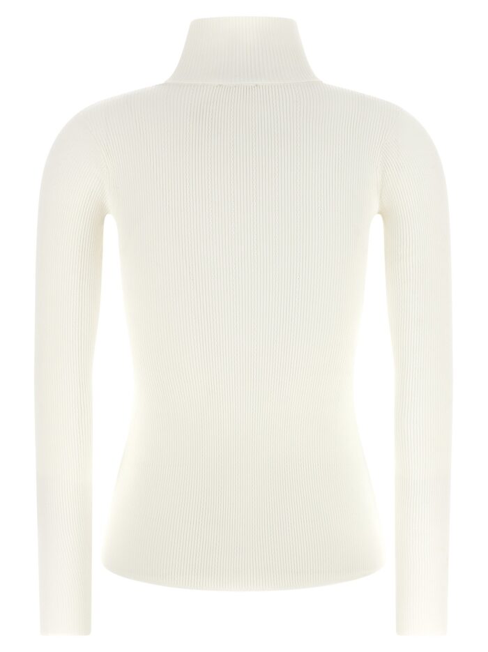 Elisabetta Franchi Turtleneck Embroidery à Jour