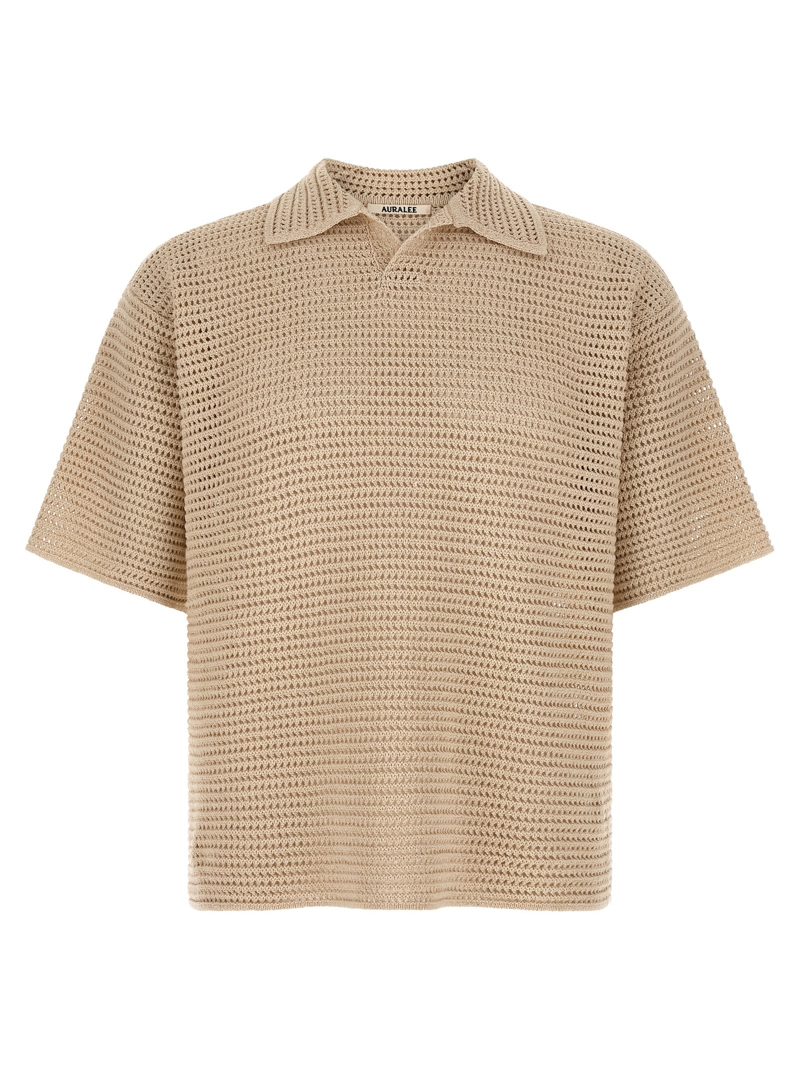 AURALEE 'Tussah' Polo Shirt
