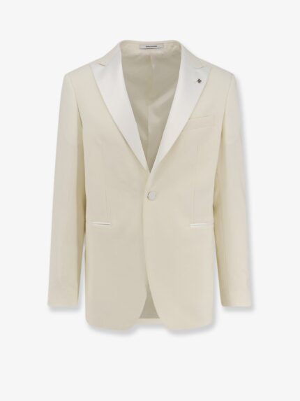 Tagliatore Tuxedo Virgin Wool Blazer