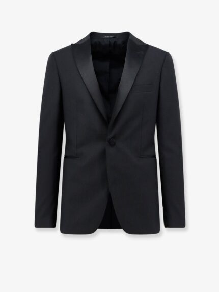 Tagliatore Tuxedo Virgin Wool Blazer